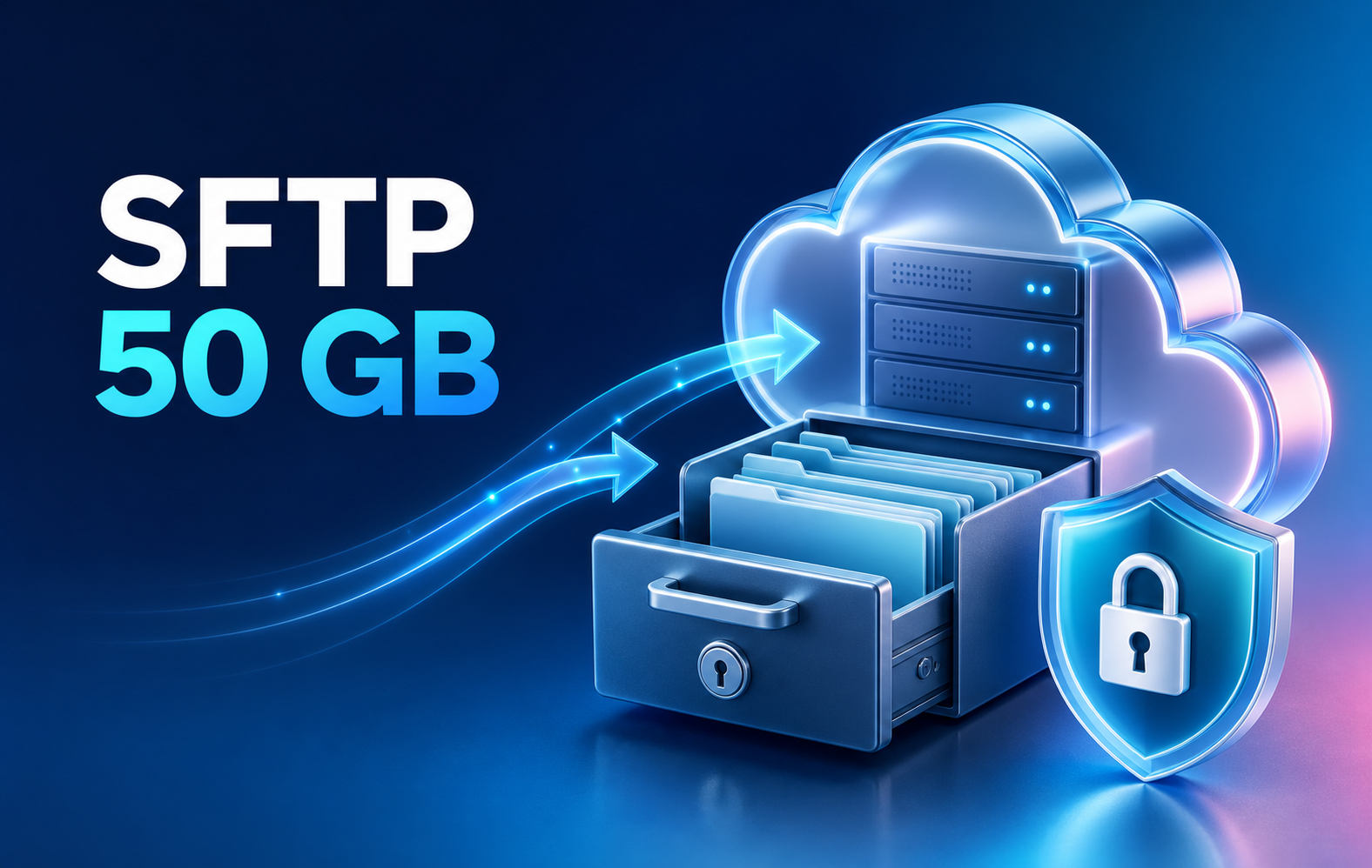 SFTP 50 GB Backup Storage